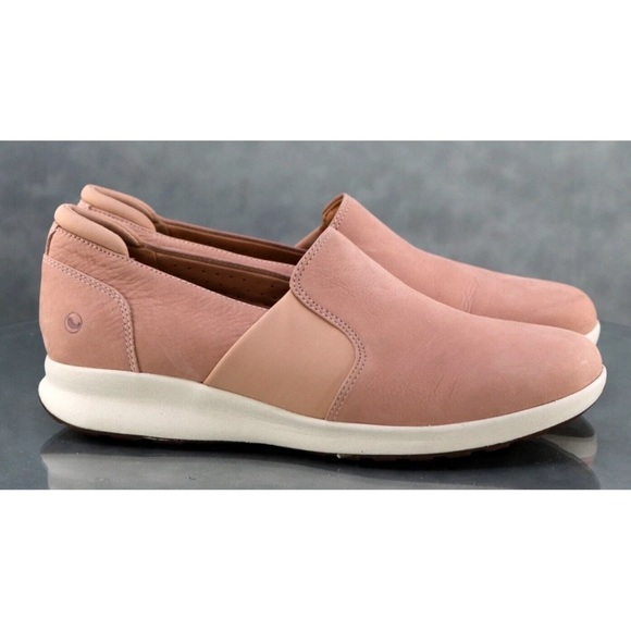 Clarks Women's Pink Slip-On Shoes - Picture 4 of 9